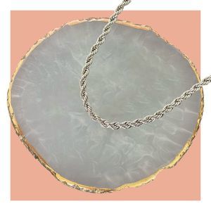 Silver Plated Rope Chain Necklace | BRAND NEW Fashion Jewelry for Layeri…